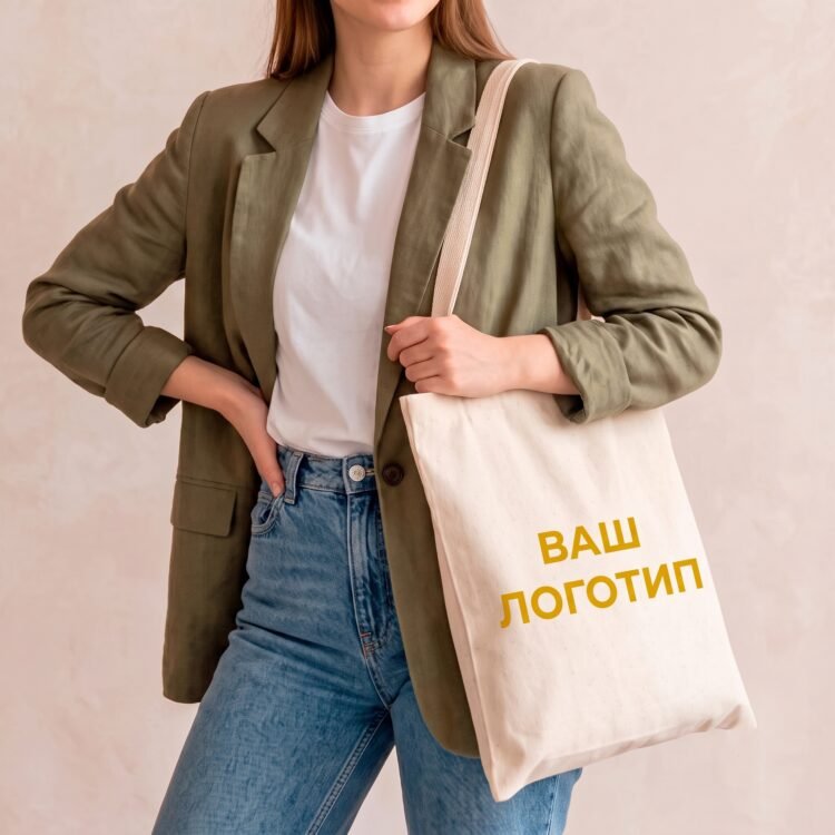Еко-Сумка з бязі натурального кольору