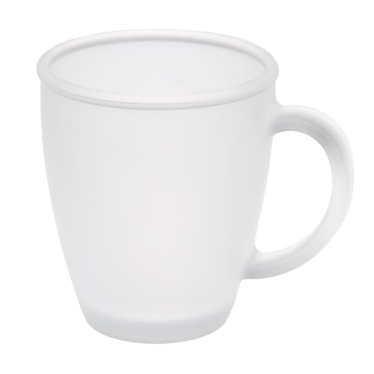 Чашка E0206 стеклянная матовая на 325мл