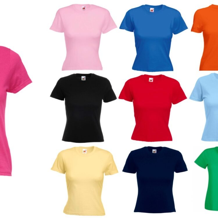 Футболка женская T64001-1 цветная
