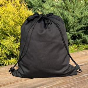 Еко-рюкзак з саржі чорний, Екорюкзак з саржі чорний