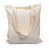 Сумка з бязі натурального кольору